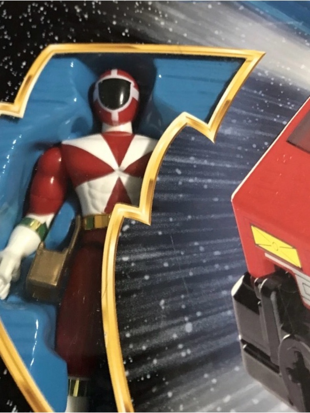 MMPR Power Rangers Lightspeed Rescue Pyro Rescue One Vehicle 2000 Vintage MIB - Picture 6 of 6